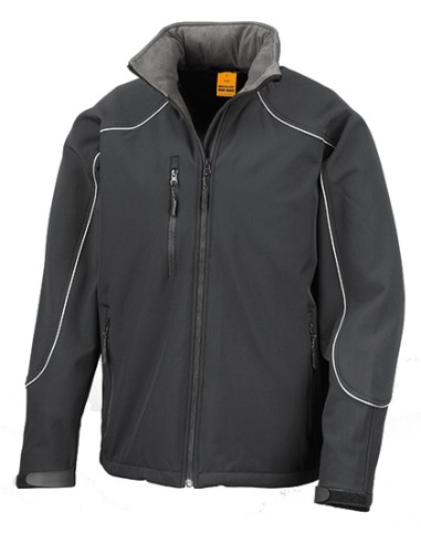 R-R118X-Hooded Soft Shell Jacket